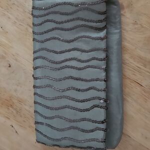 Chan Luu Gray and Pink Clutch